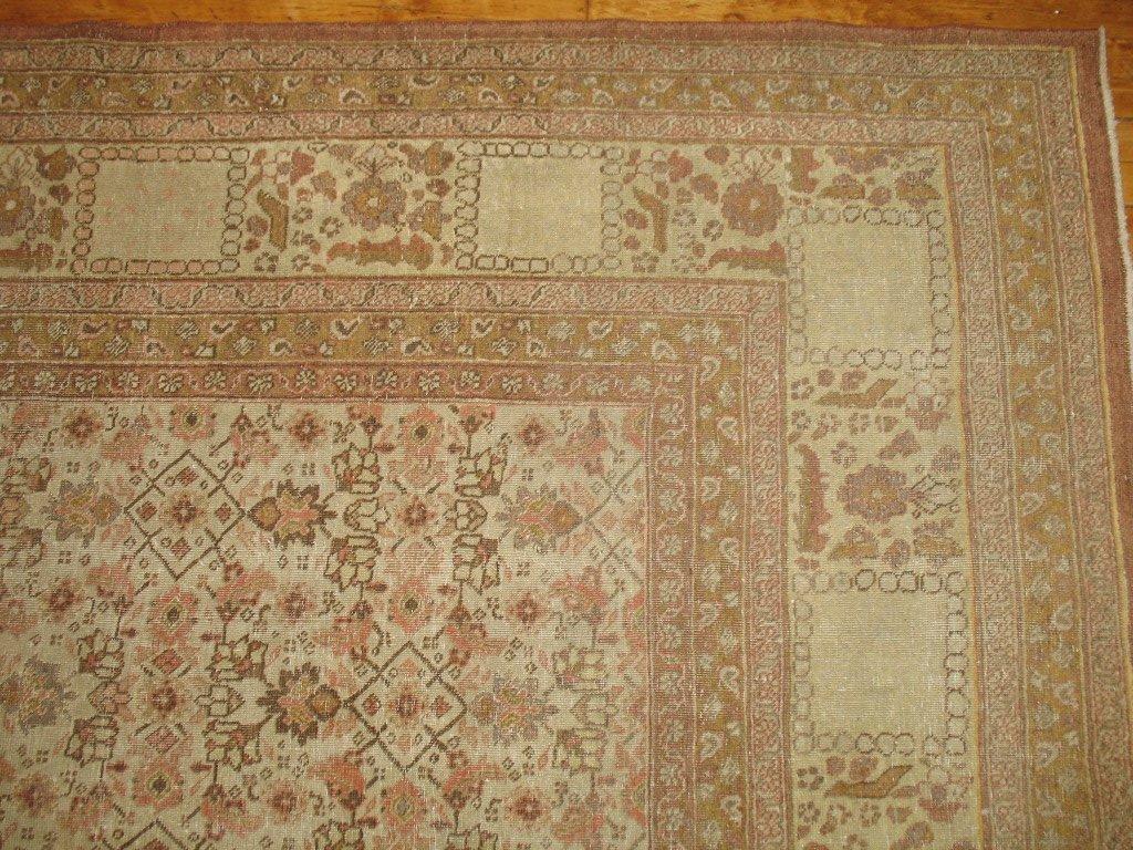 Antique Tabriz Rug with Herati Pattern In Excellent Condition In New York, NY