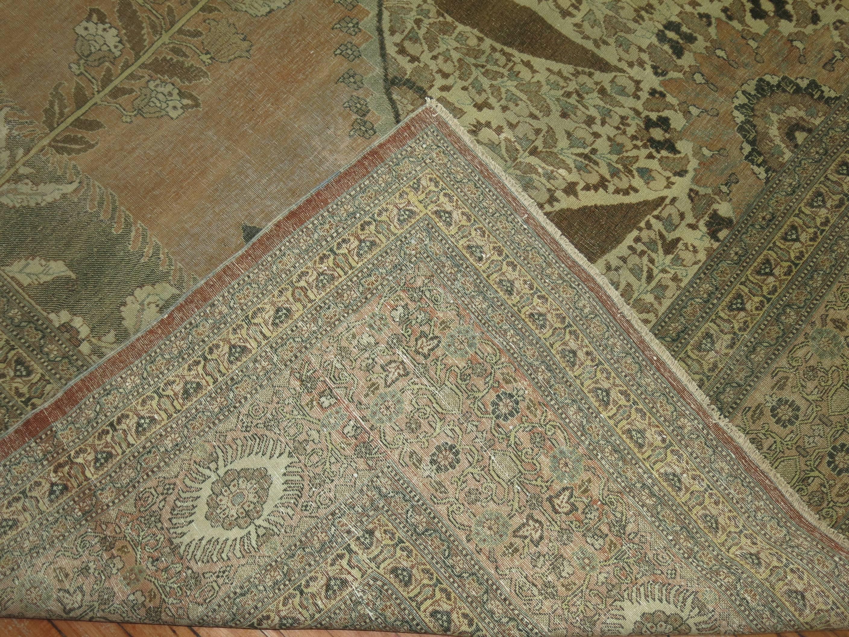 Extraordinaire tapis persan ancien de la collection Zabihi du 19ème siècle en vente 1
