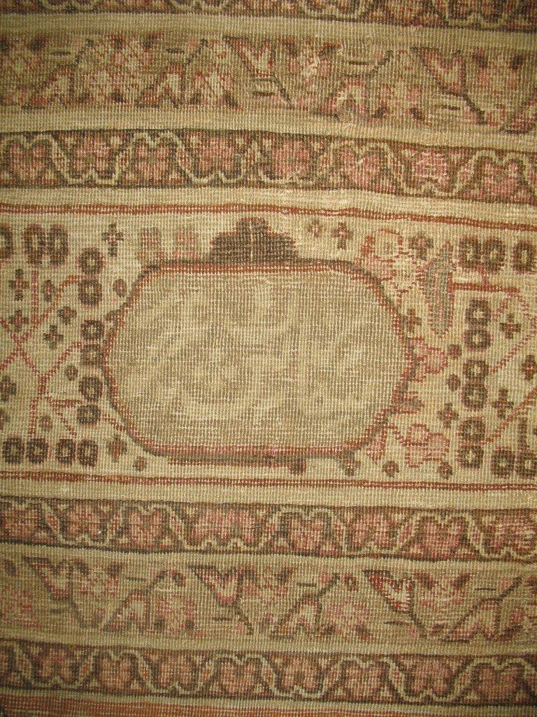 Hand-Woven Observational Antique Persian Tabriz Room Size Rug For Sale