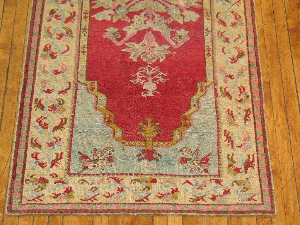 Romantic Antique Turkish Melas Rug