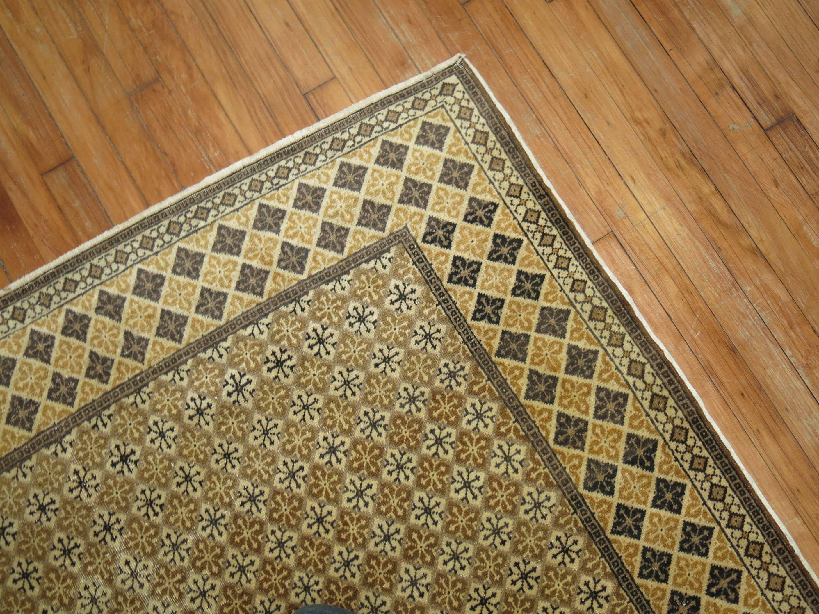 Türkischer Sivas-Teppich, Vintage  (Moderne der Mitte des Jahrhunderts) im Angebot
