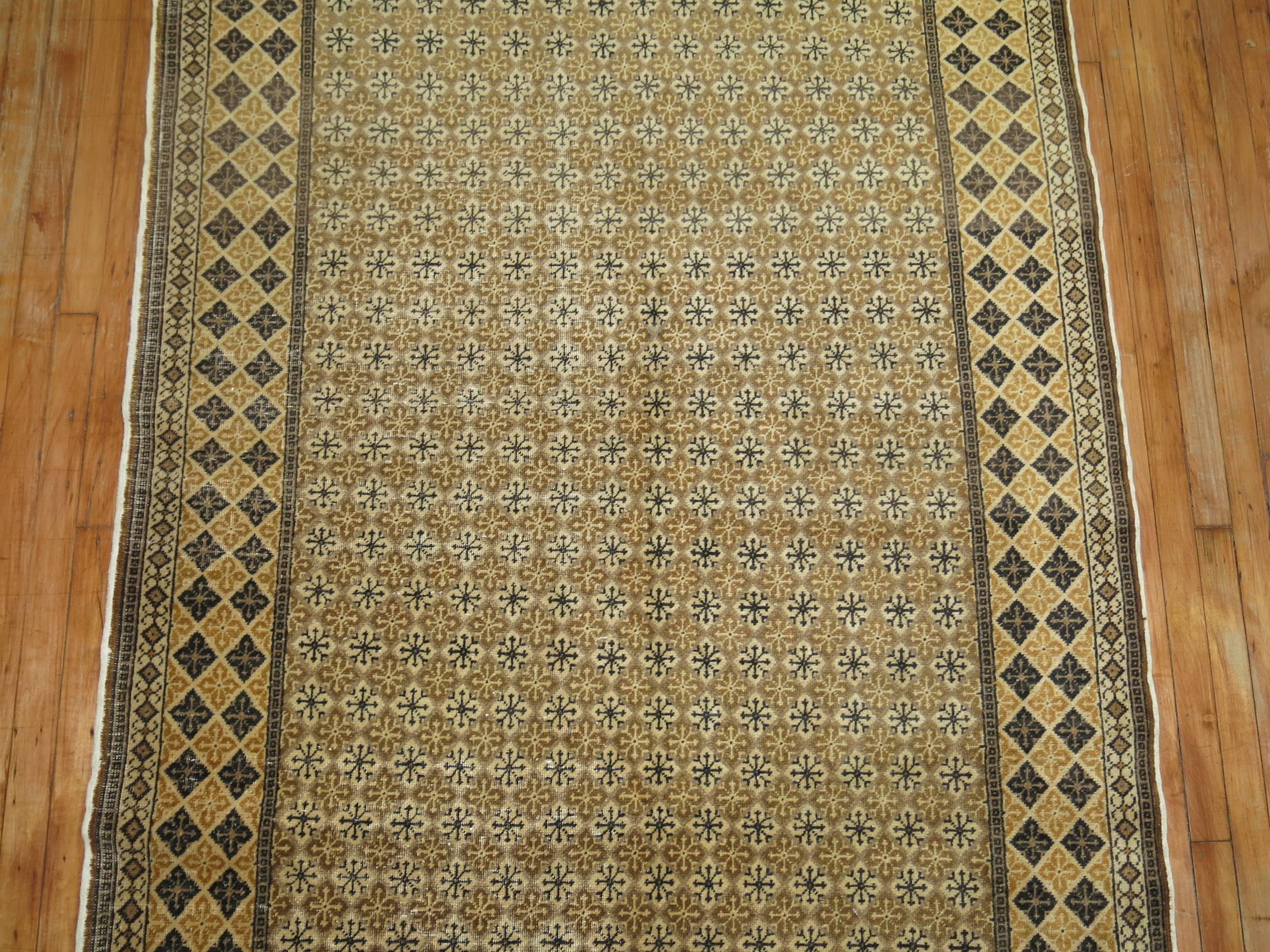Türkischer Sivas-Teppich, Vintage  im Zustand „Gut“ im Angebot in New York, NY