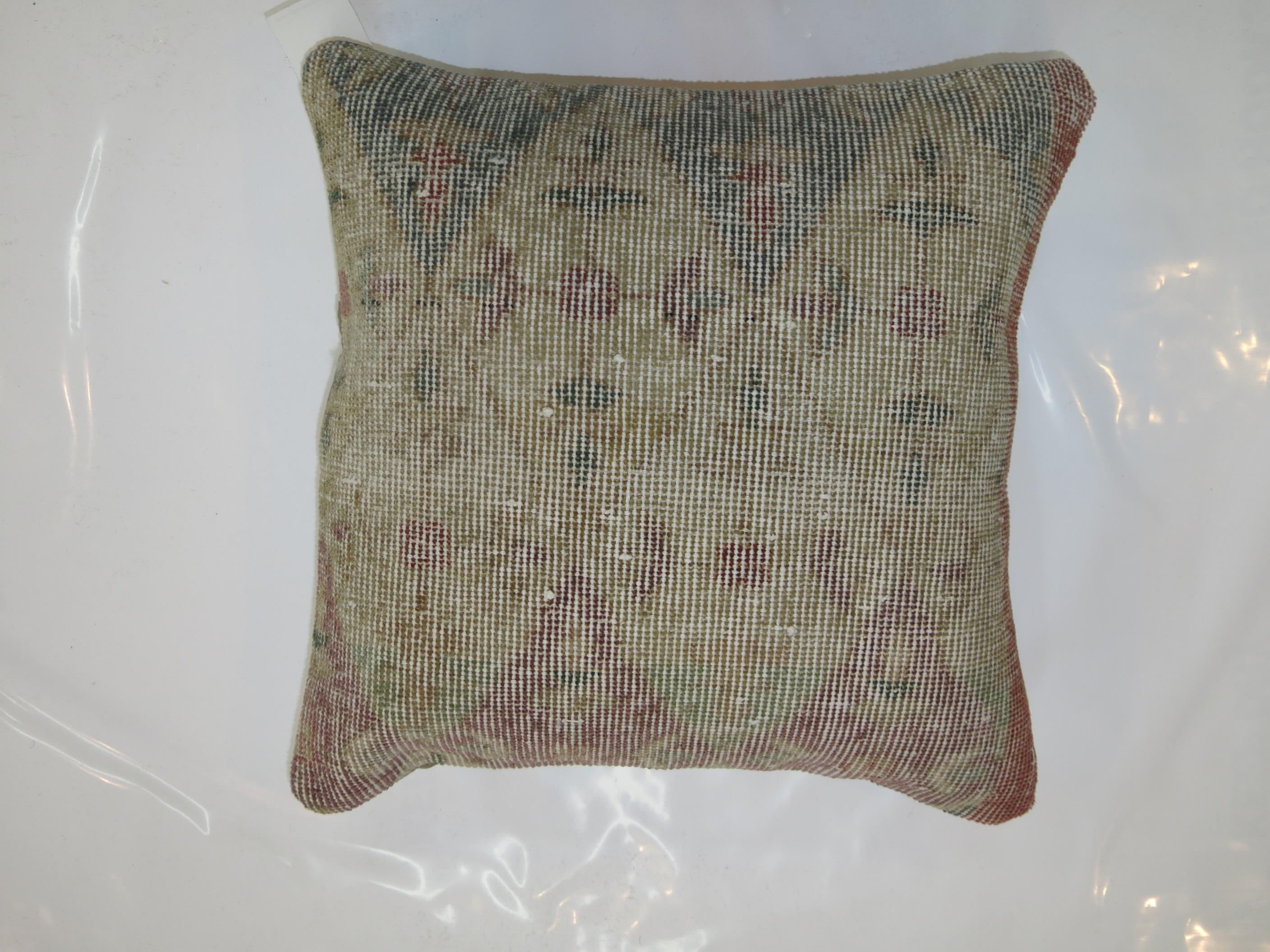 Minimalist Distressed Turkish Pillow NO RESERVE For Sale