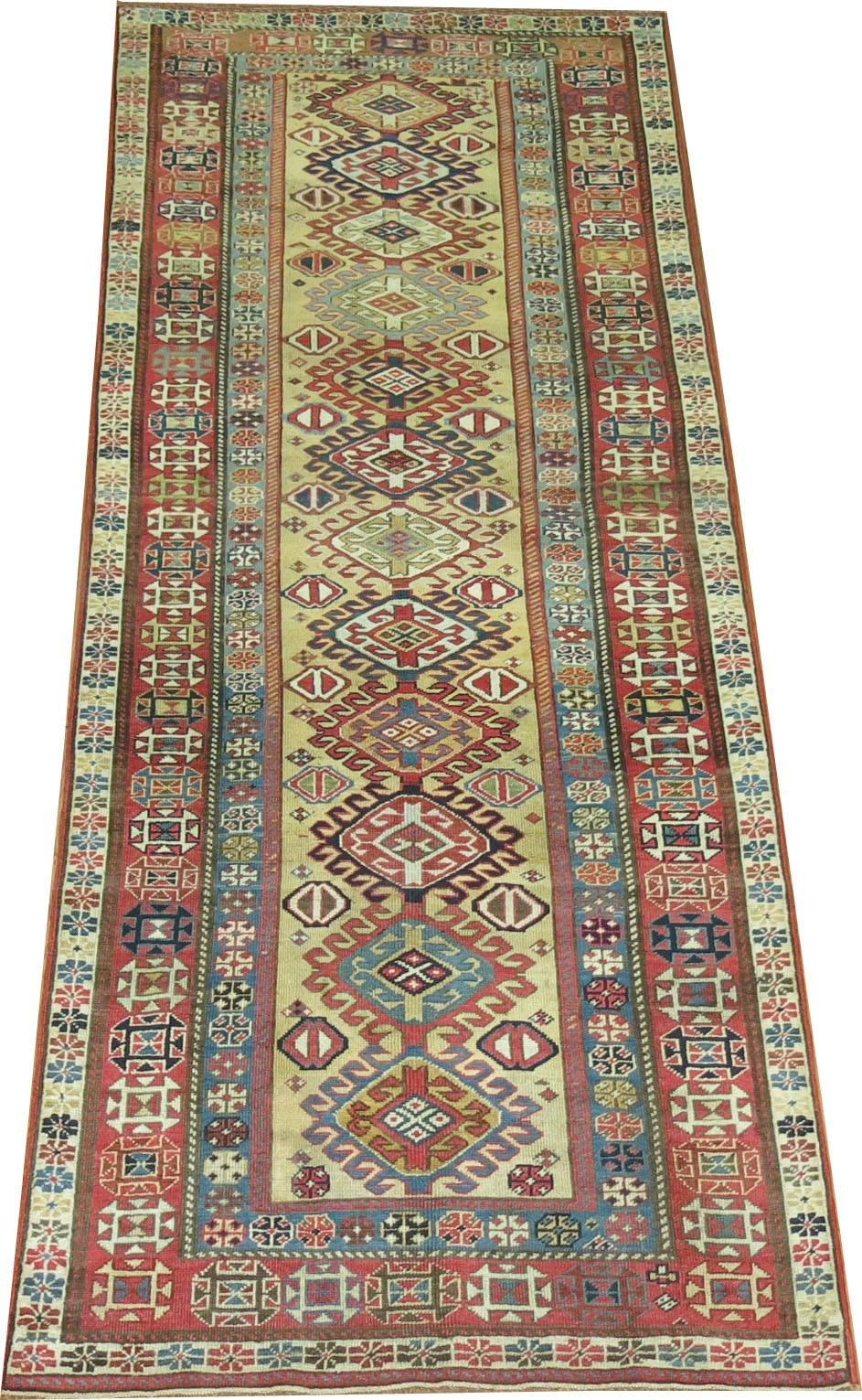 Bakshaish Antique Caucasian Runner For Sale