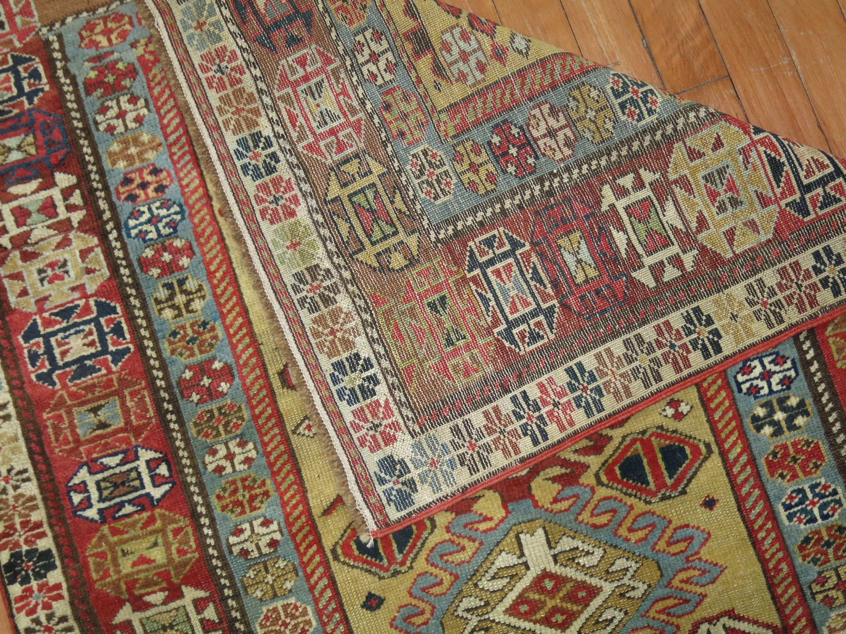 20th Century Antique Caucasian Runner For Sale