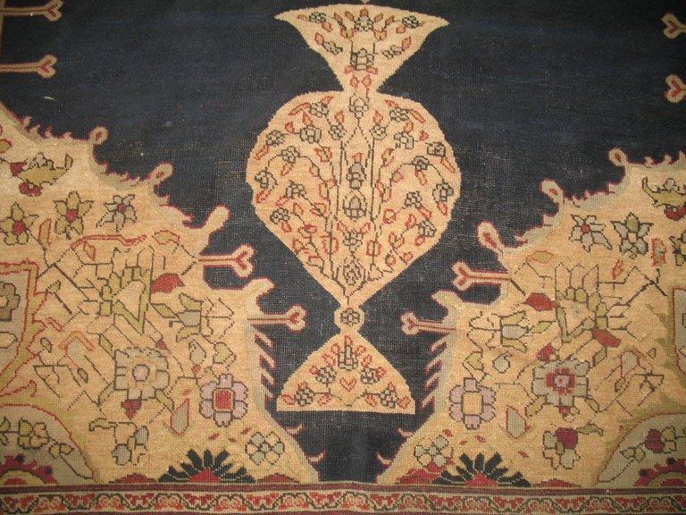 19th Century Pictorial Karabagh Rug For Sale