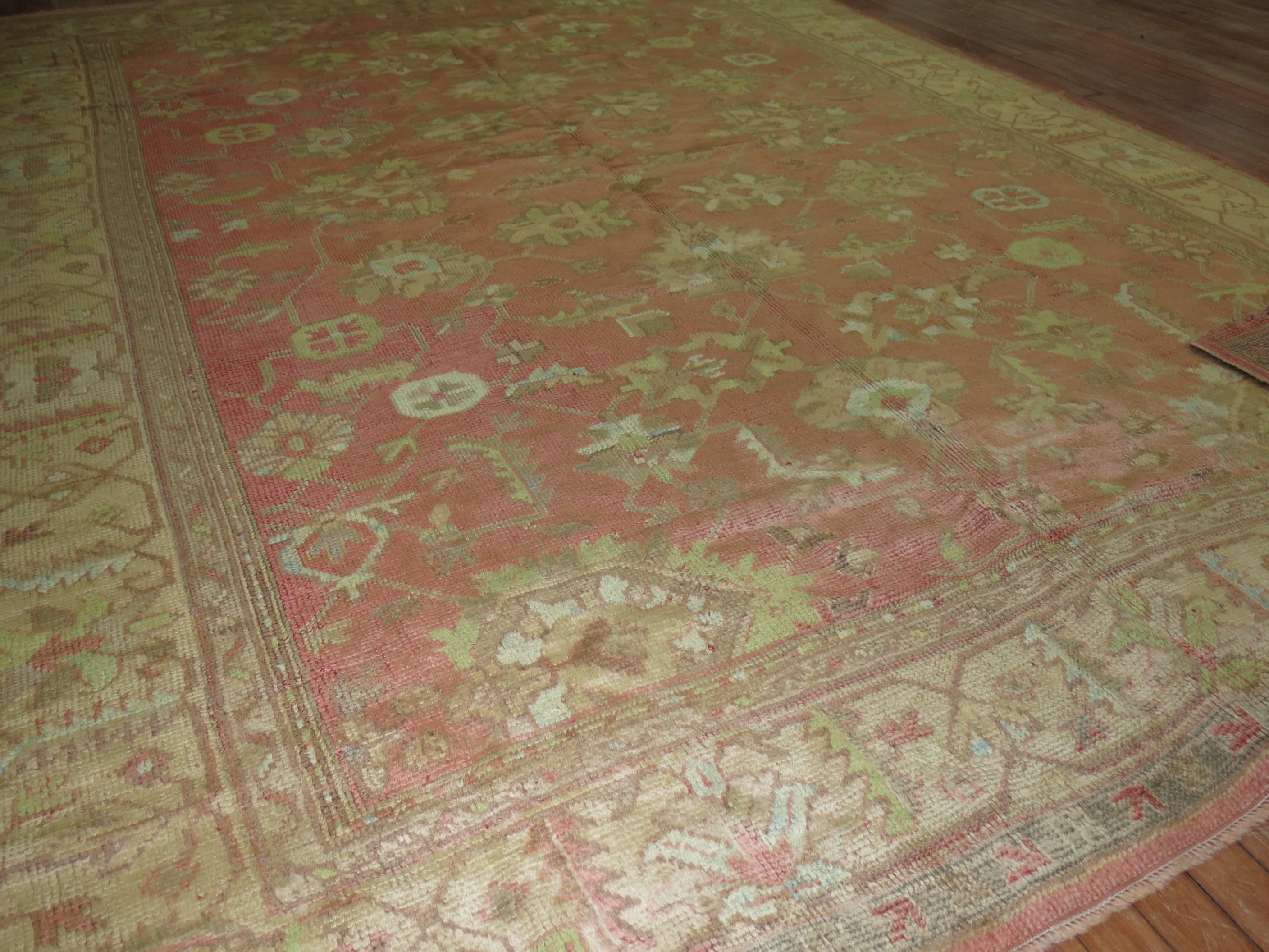 lime green rug