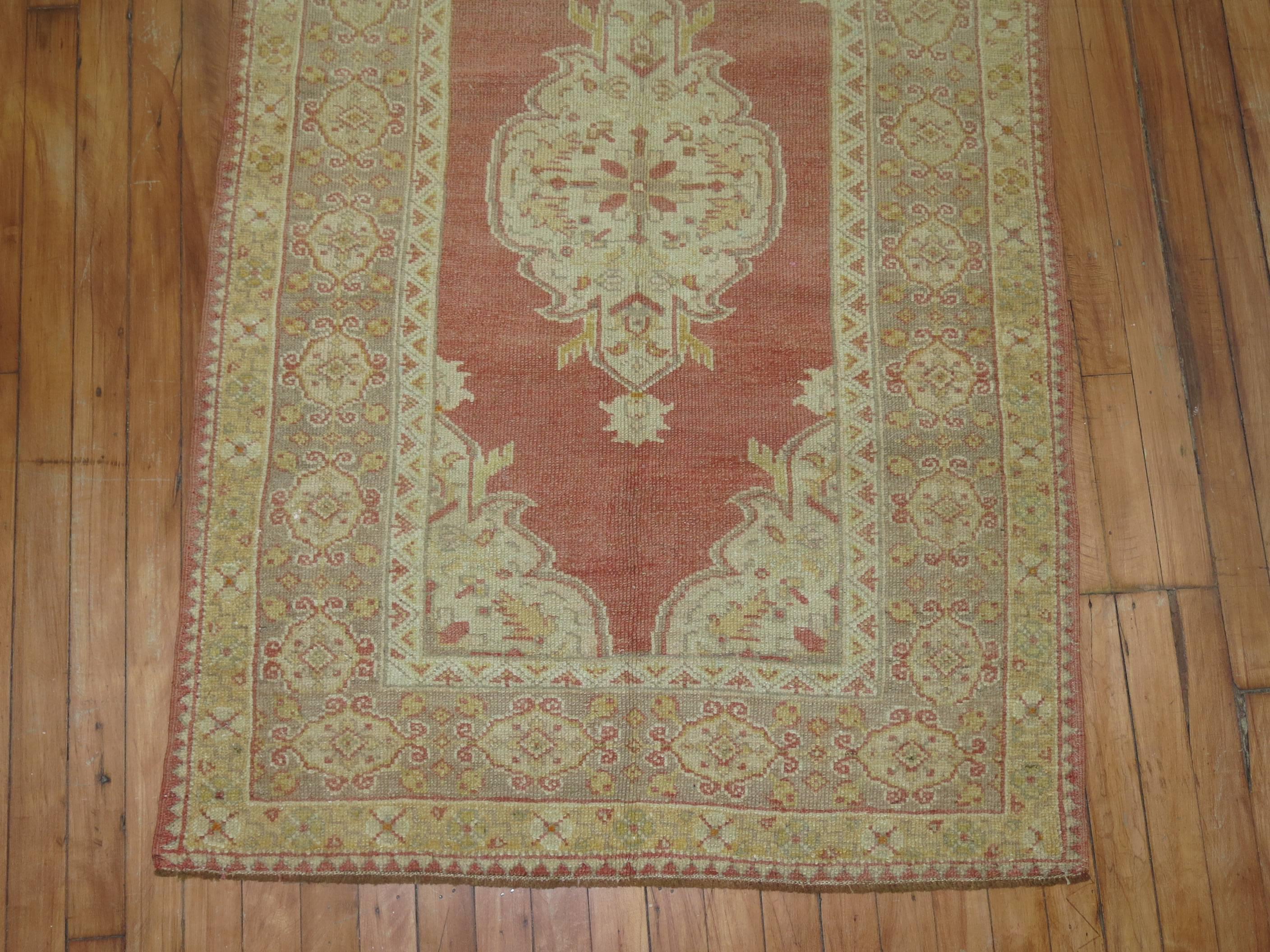 Antique Turkish Sivas formal scatter rug in casual hues.

3'1'' x 5'1''