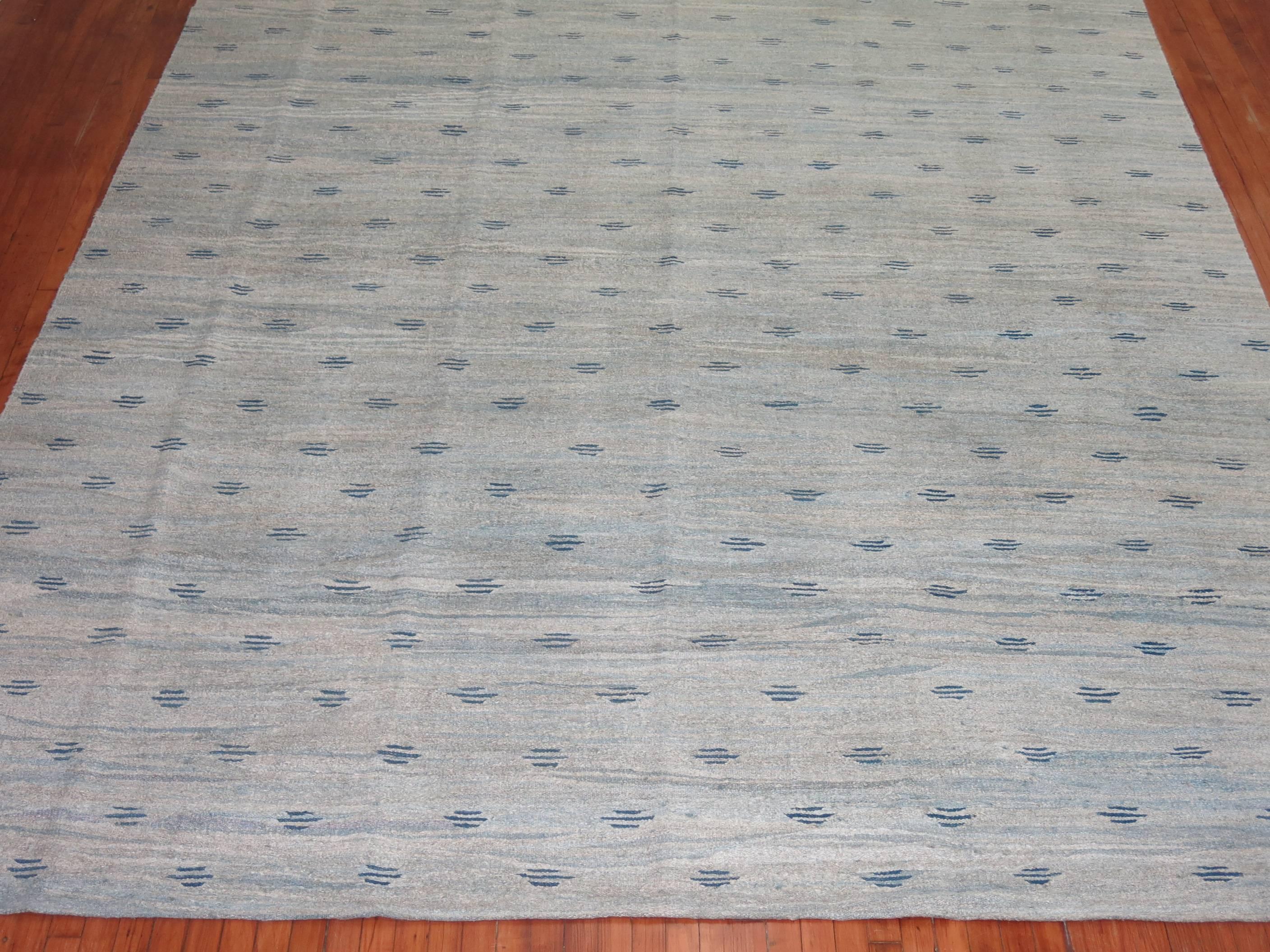 Blue Turkish Carpet In Excellent Condition In New York, NY