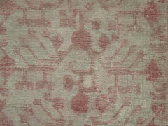 Pomegranate Khotan Shabby Chic Late 19th Century Large Gallery Size Rug