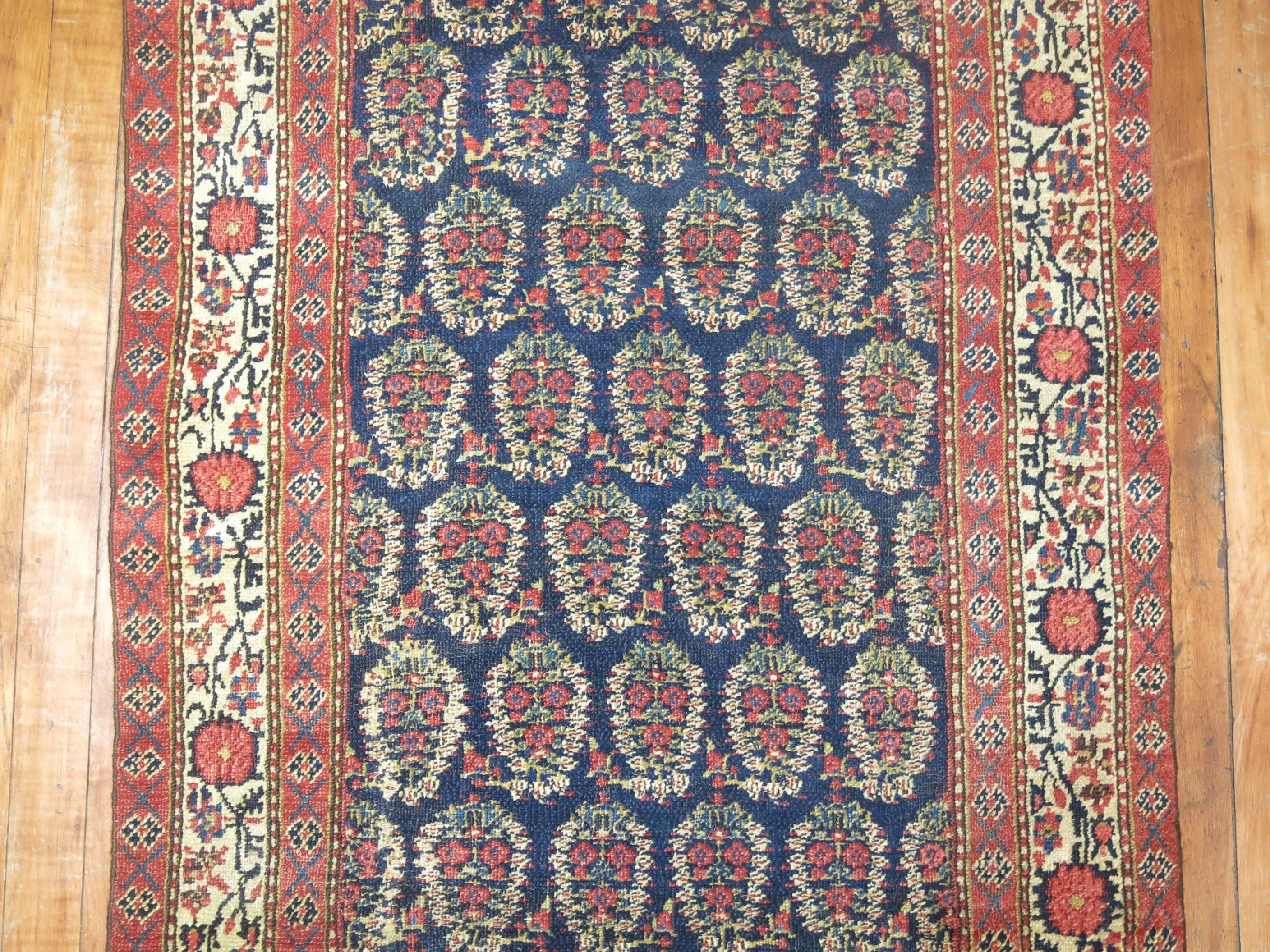 Late 19th Century Antique Northwest Persian Runner For Sale 4