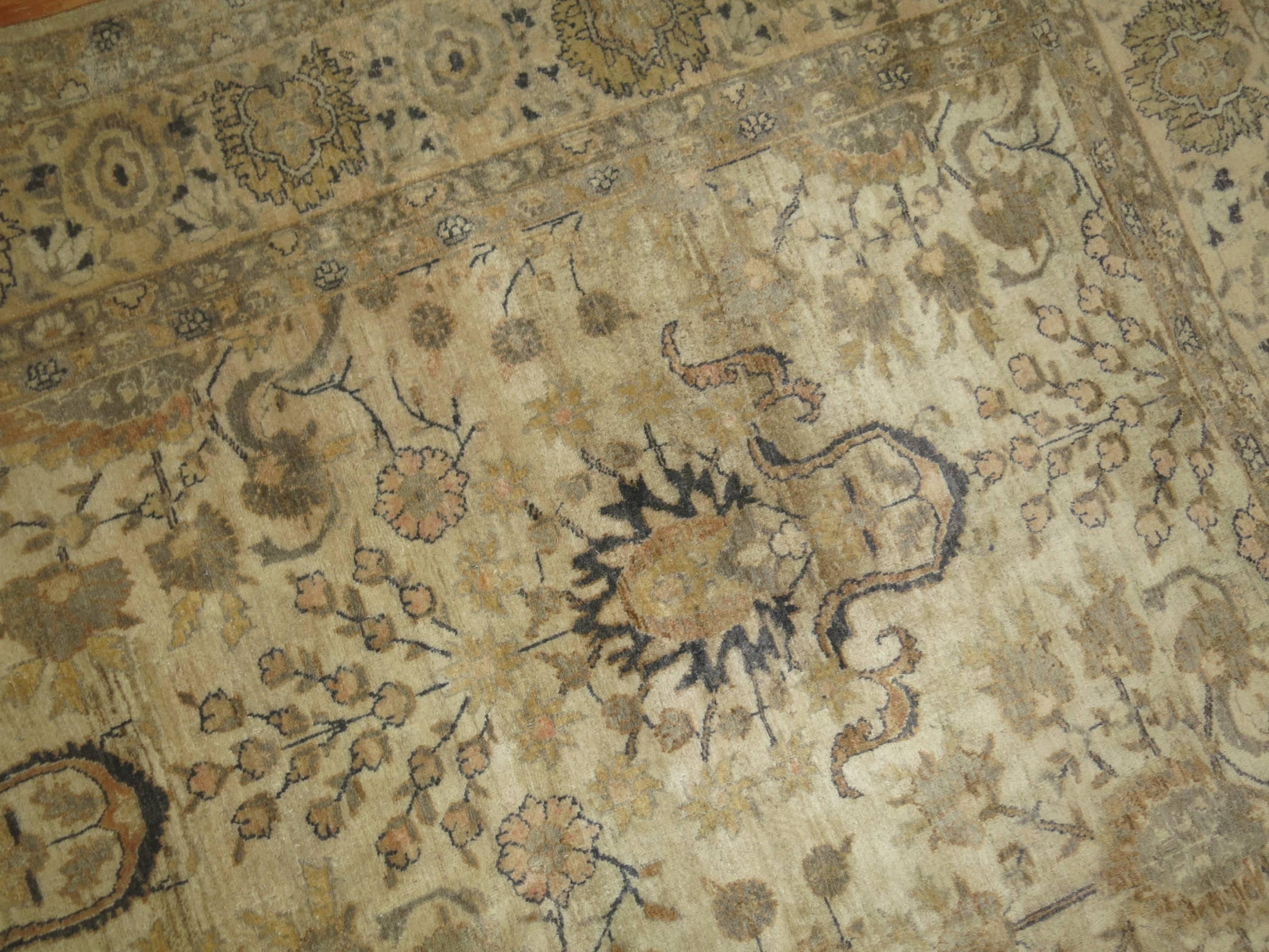 Tabriz Antique Persian Ferehan Carpet