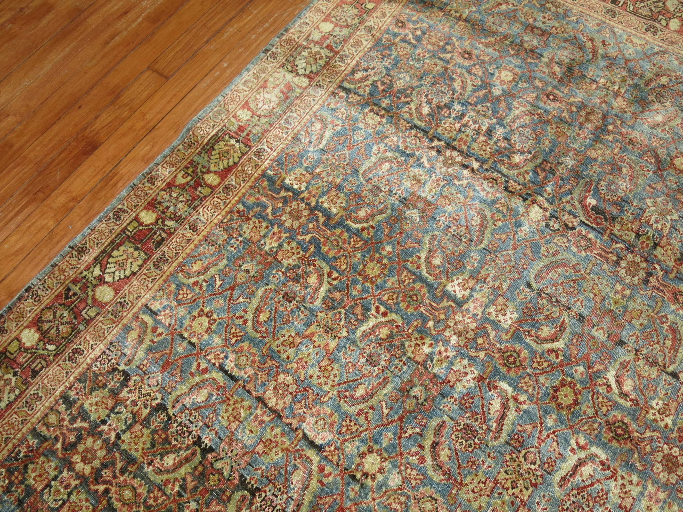 Elegant Antique Persian Mahal Rug 2