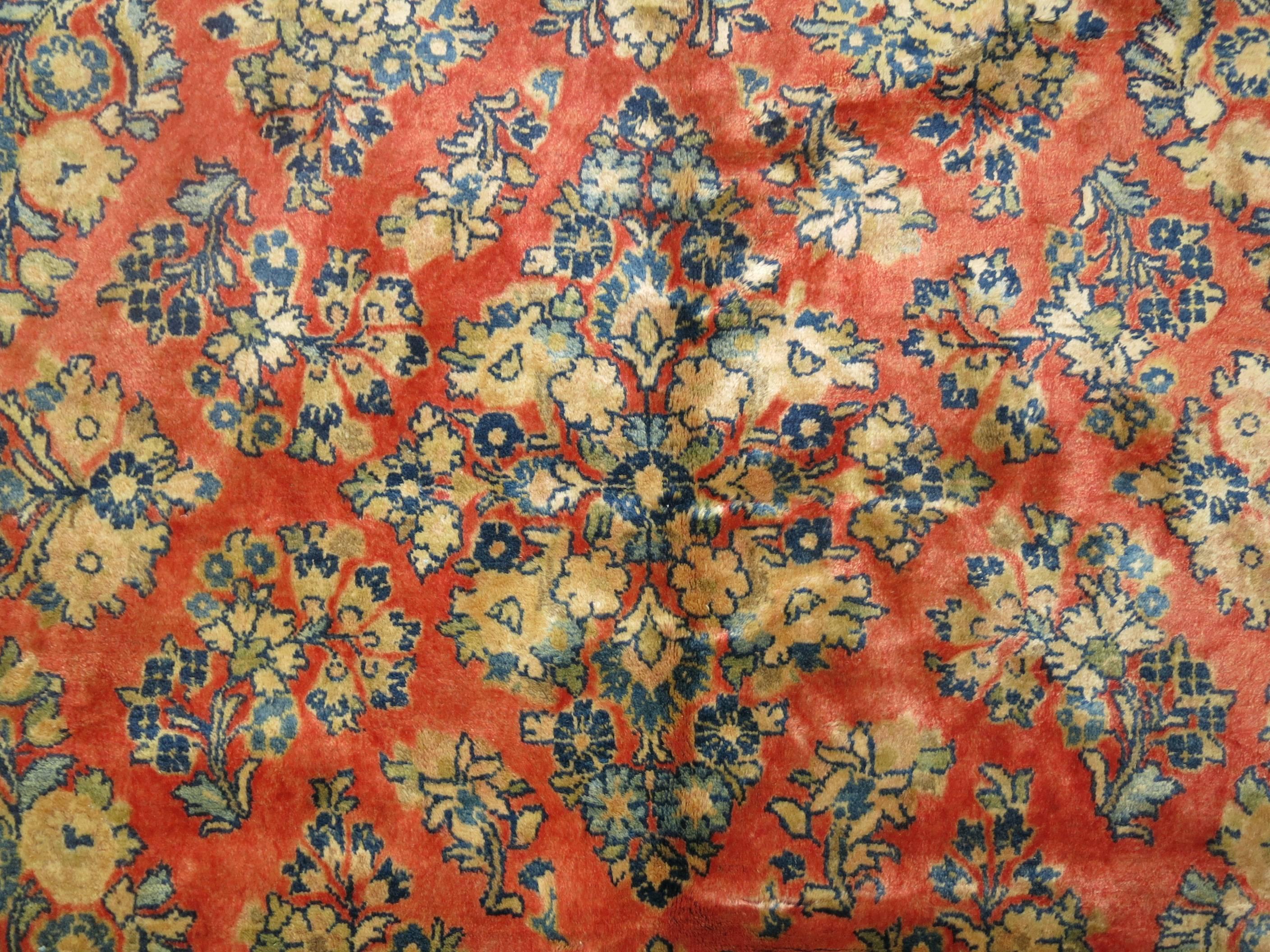 Persian Sarouk Rug For Sale 1