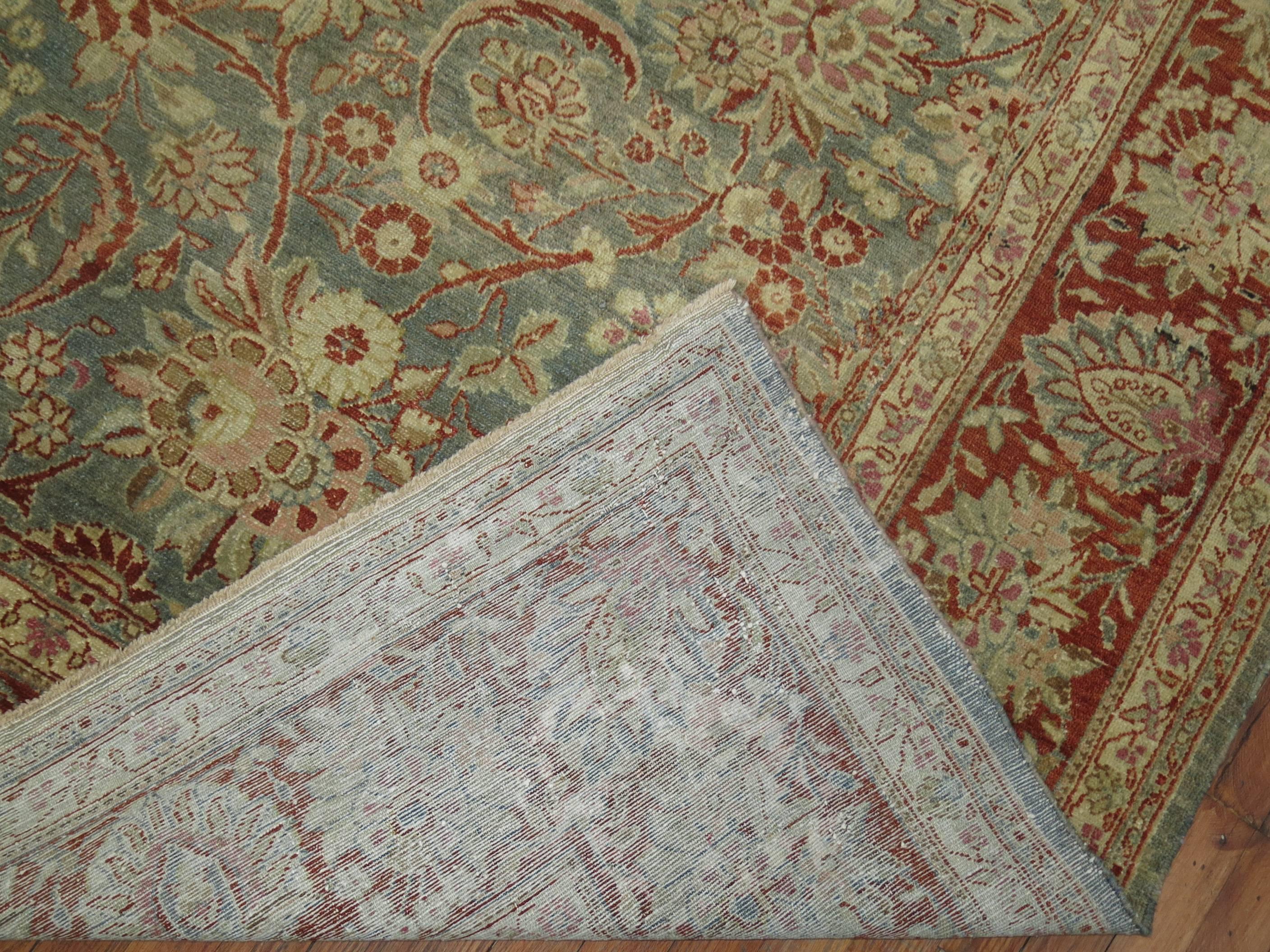 20th Century Antique Persian Malayer Rug For Sale