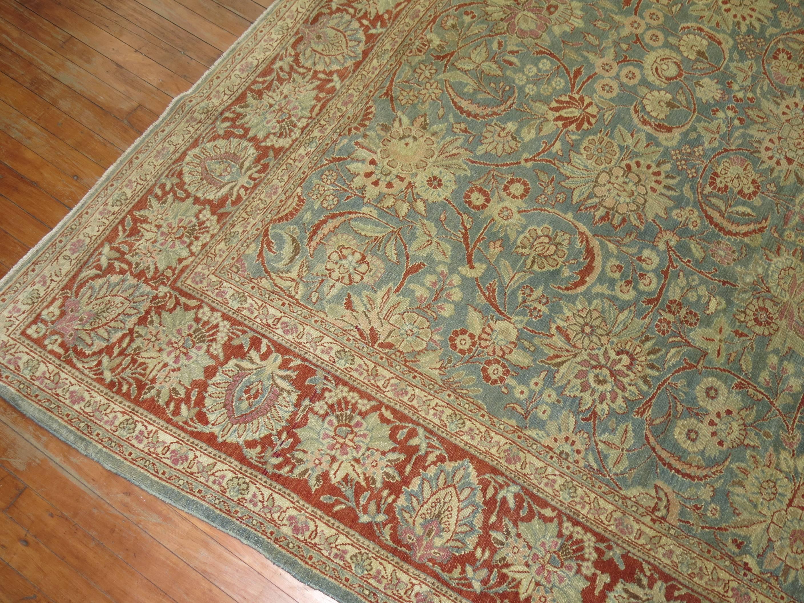 Tabriz Antique Persian Malayer Rug For Sale
