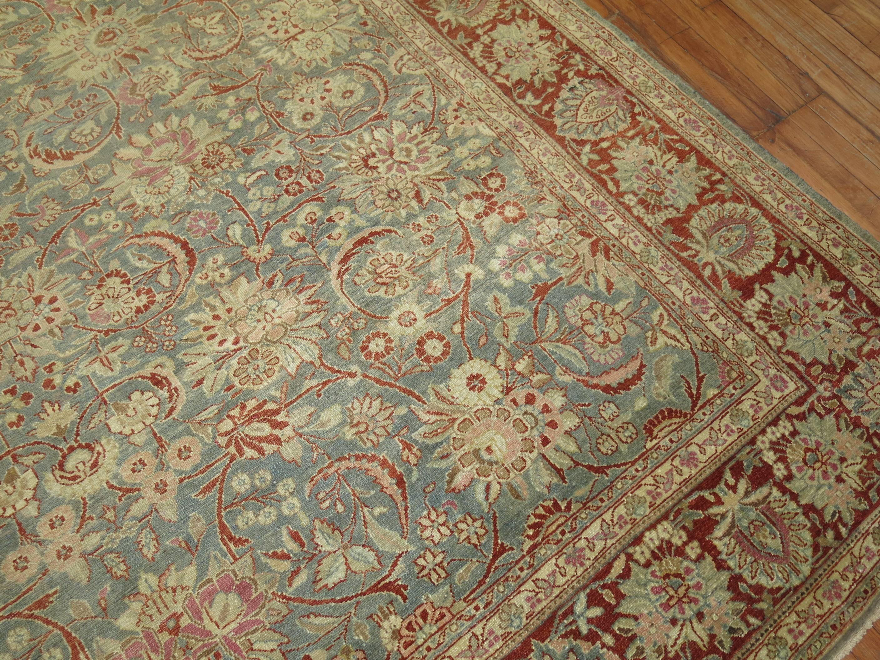 Zabihi Collection Antique Persian Malayer Rug For Sale 1