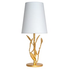 Lámpara de sobremesa contemporánea Elise en oro amarillo de 23 quilates by Benediko