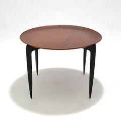 Willumsen & Engholm Collapsible Tray Top Table by Fritz Hansen