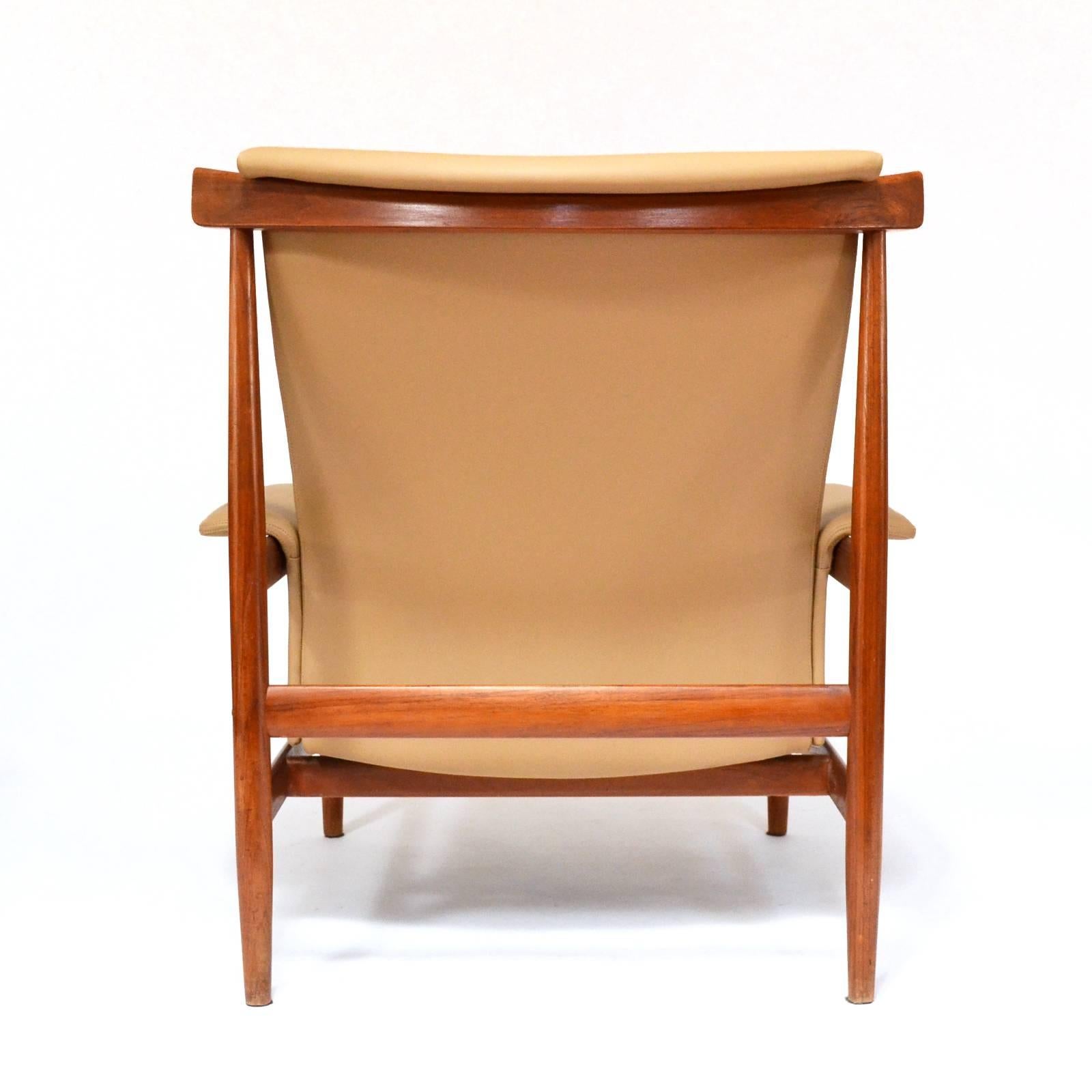 Leather Finn Juhl Bwana Chair by France & Son