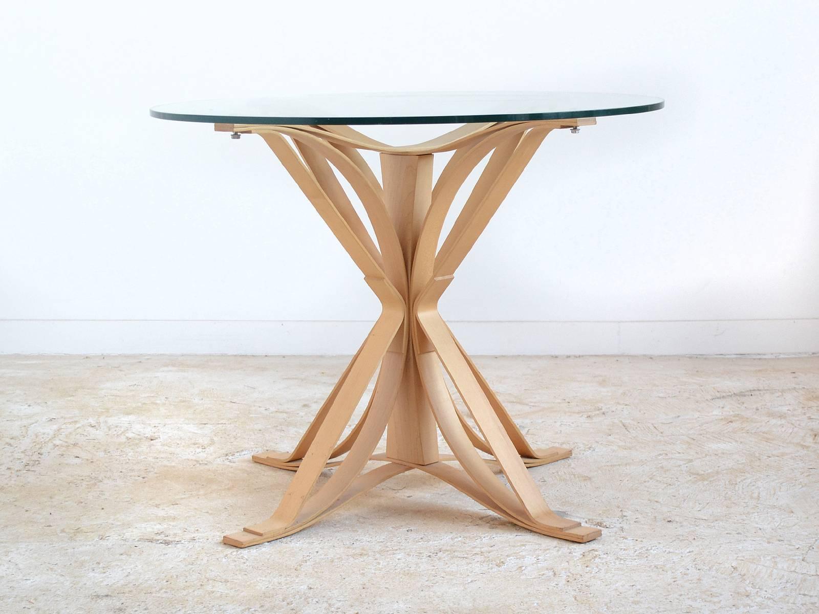 Modern Frank Gehry Dining Table and Chairs by Knoll