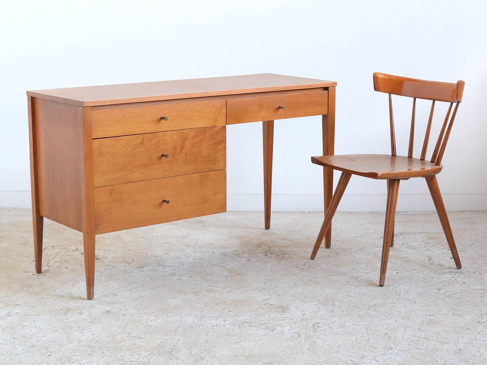 Mid-Century Modern Paul McCobb Planner Group Desk and Chair by Winchendon