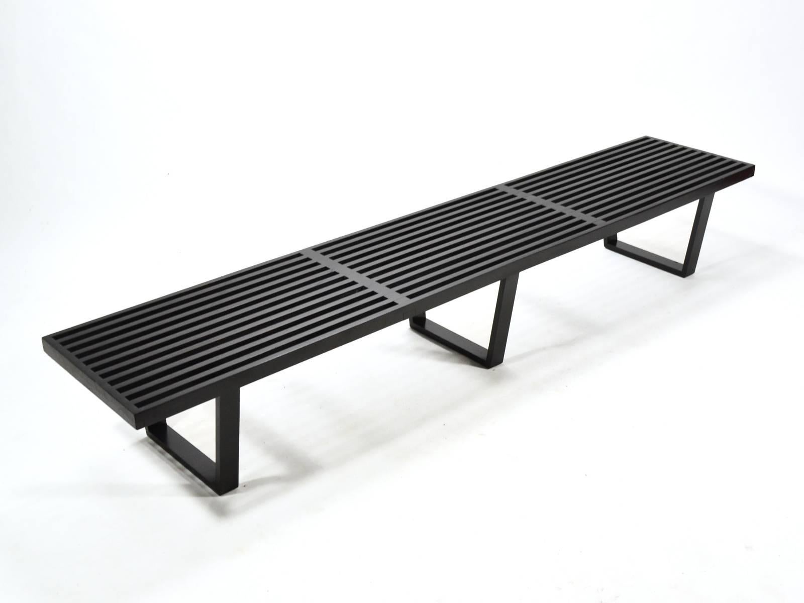 George Nelson Slat Platform Bench  In Good Condition In Highland, IN