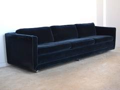 Ward Bennett Sofa in Mohair by Brickell