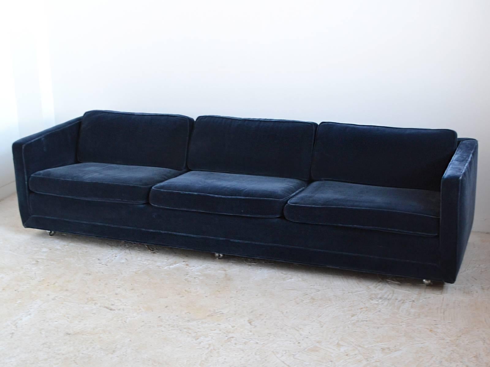 Late 20th Century Ward Bennett Sofa in Mohair by Brickell
