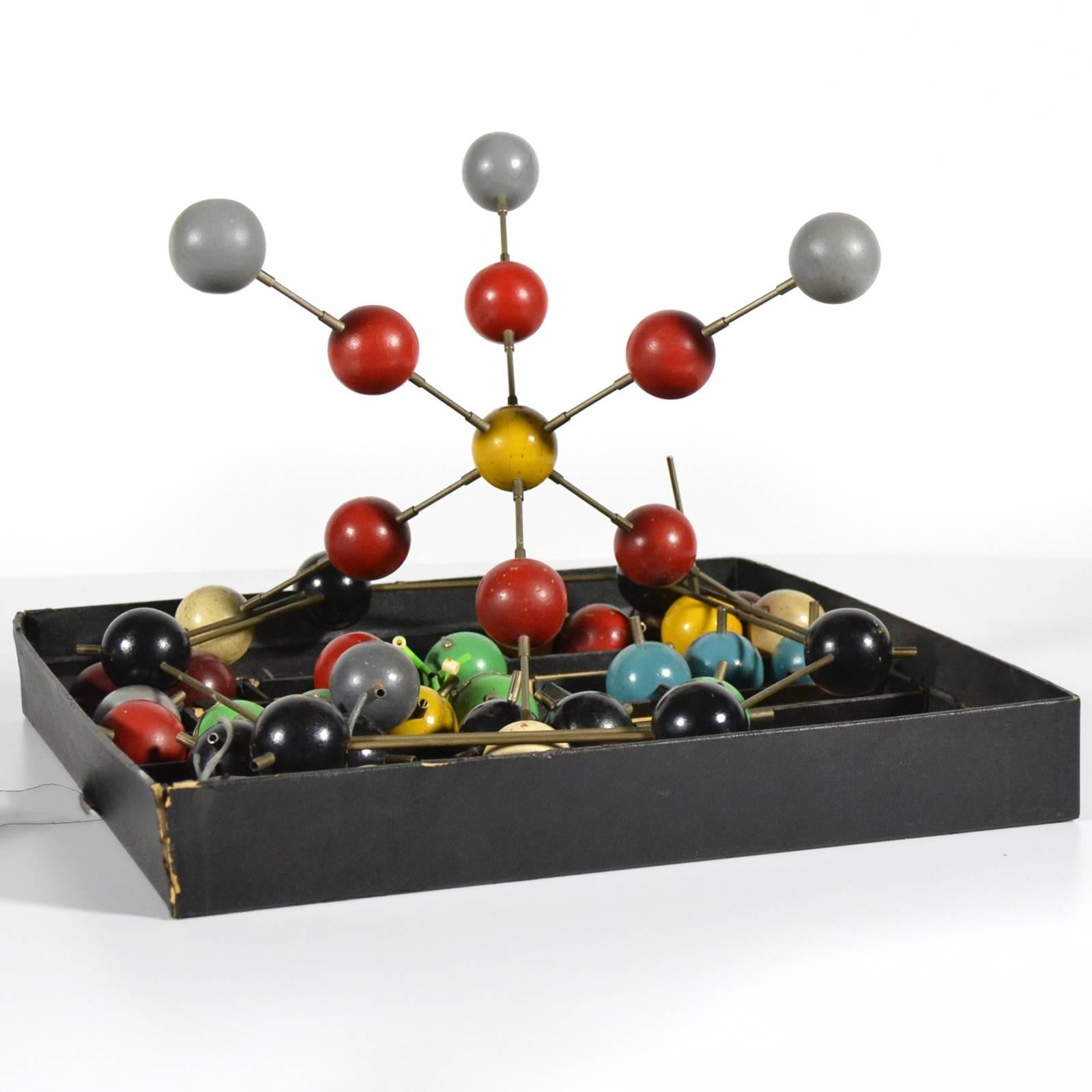 Mid-Century Modern Vintage Molecular Model 1950s Atomic Educational Tool