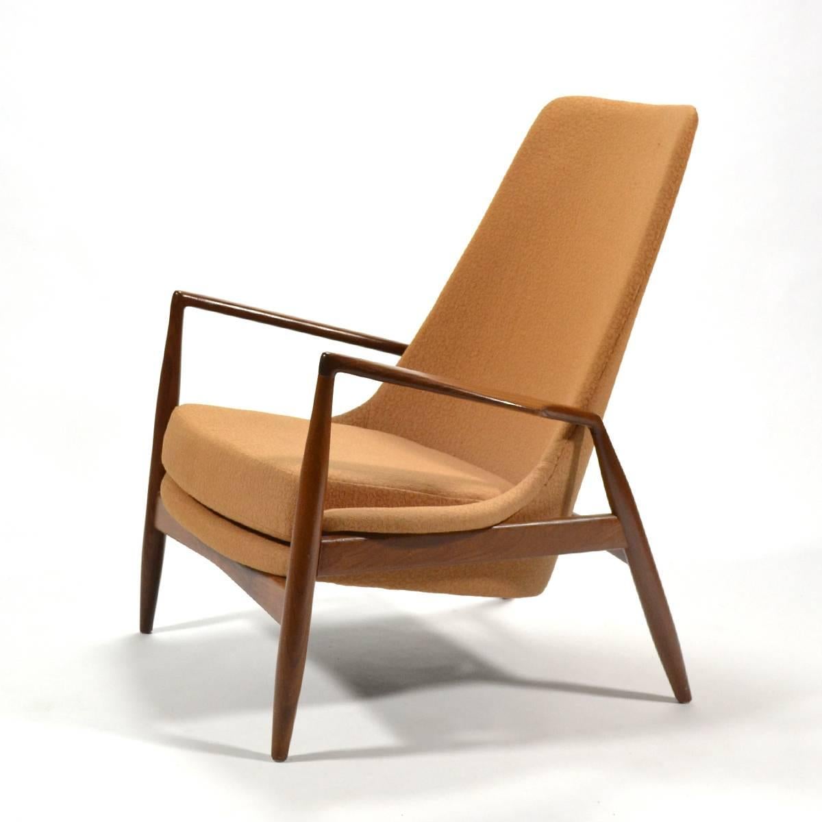 Scandinavian Modern Ib Kofod-Larsen High Back Seal Chair