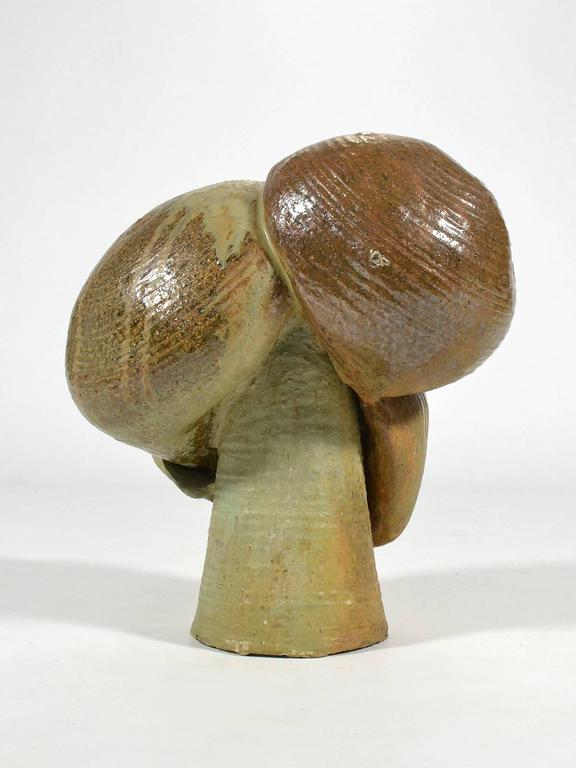 Late 20th Century Abstract Stoneware Sculpture For Sale