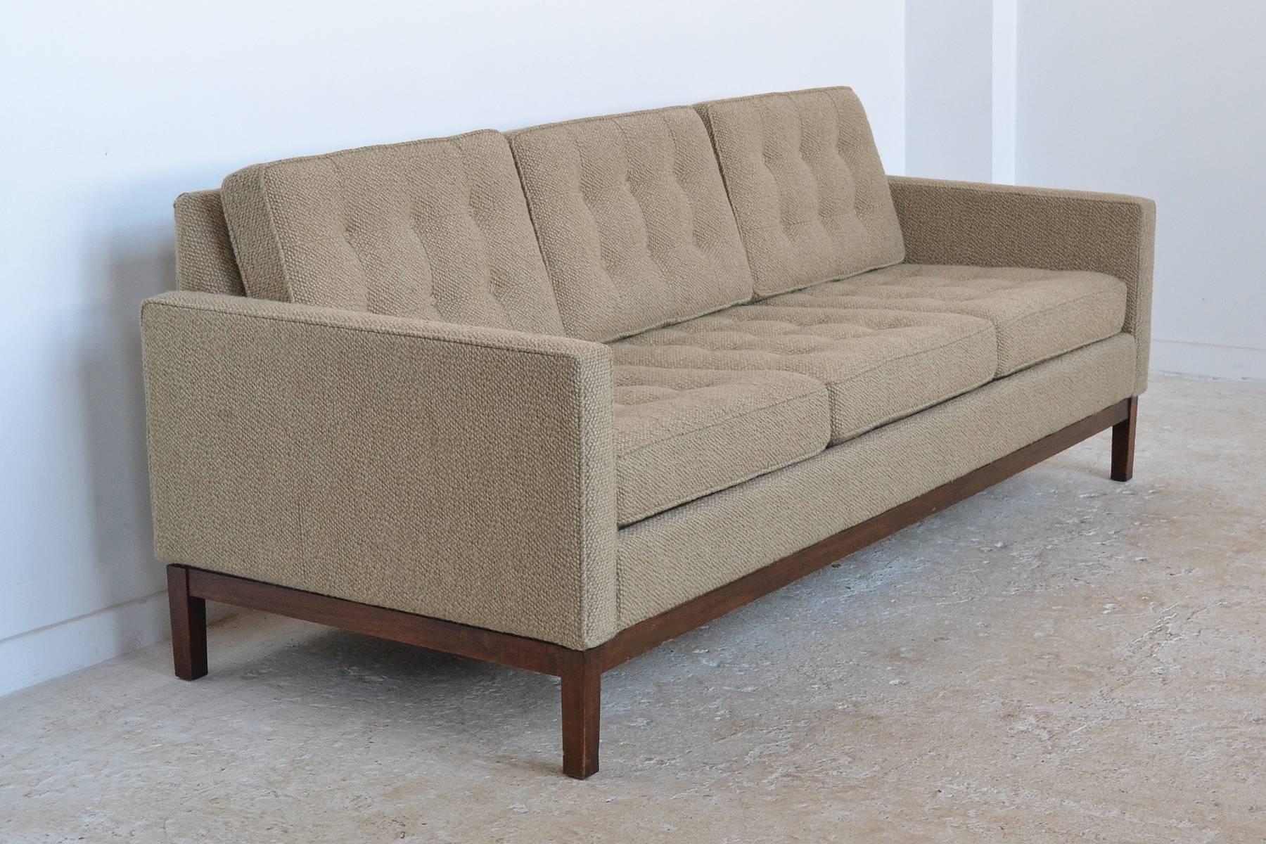 Mid-Century Modern Florence Knoll Style Sofa by Steelcase