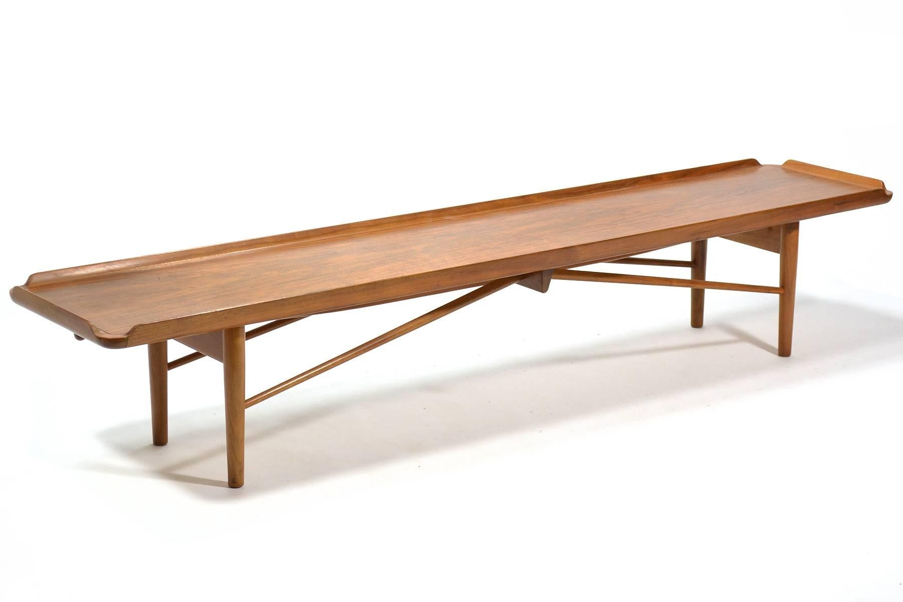 Mid-Century Modern Finn Juhl Bench or Table by Baker