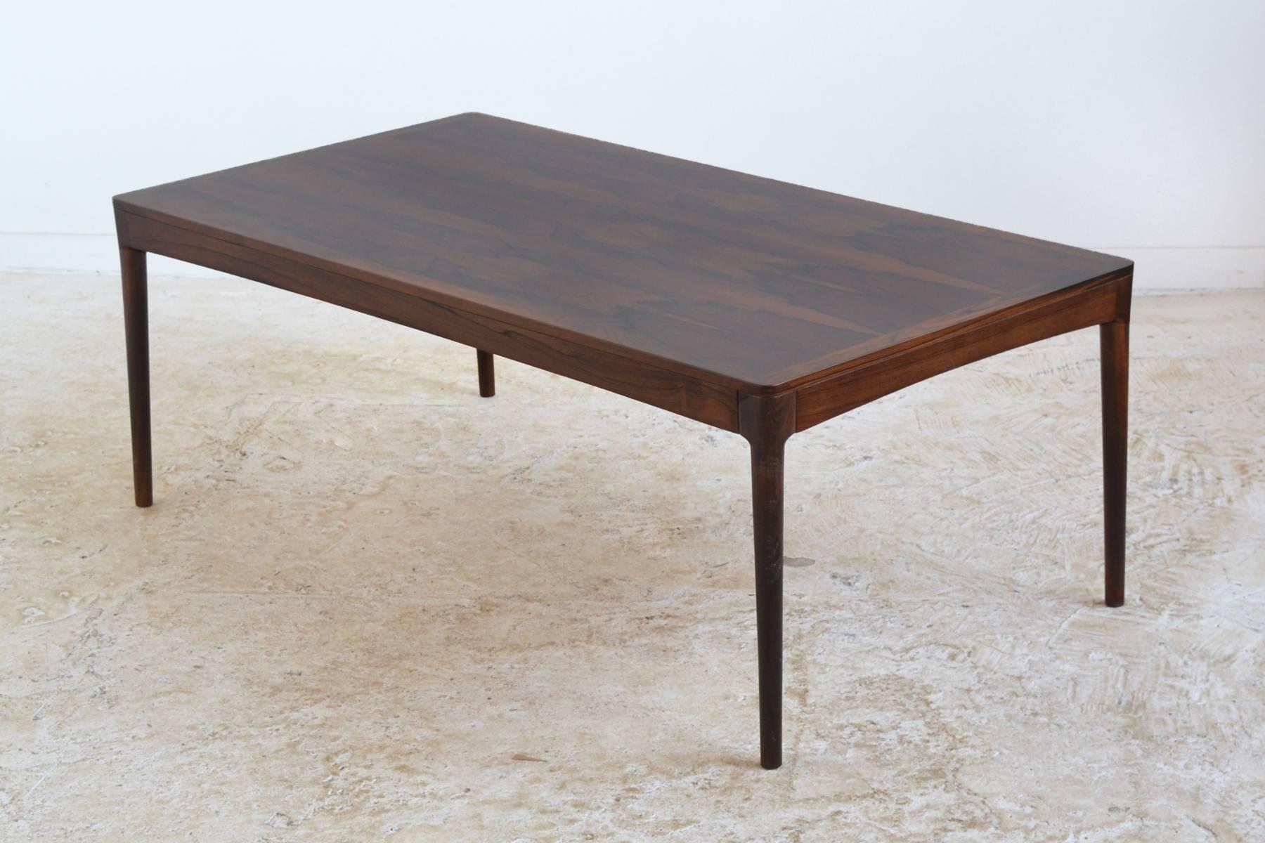 Danish Rosewood Coffee Table In Good Condition In Highland, IN