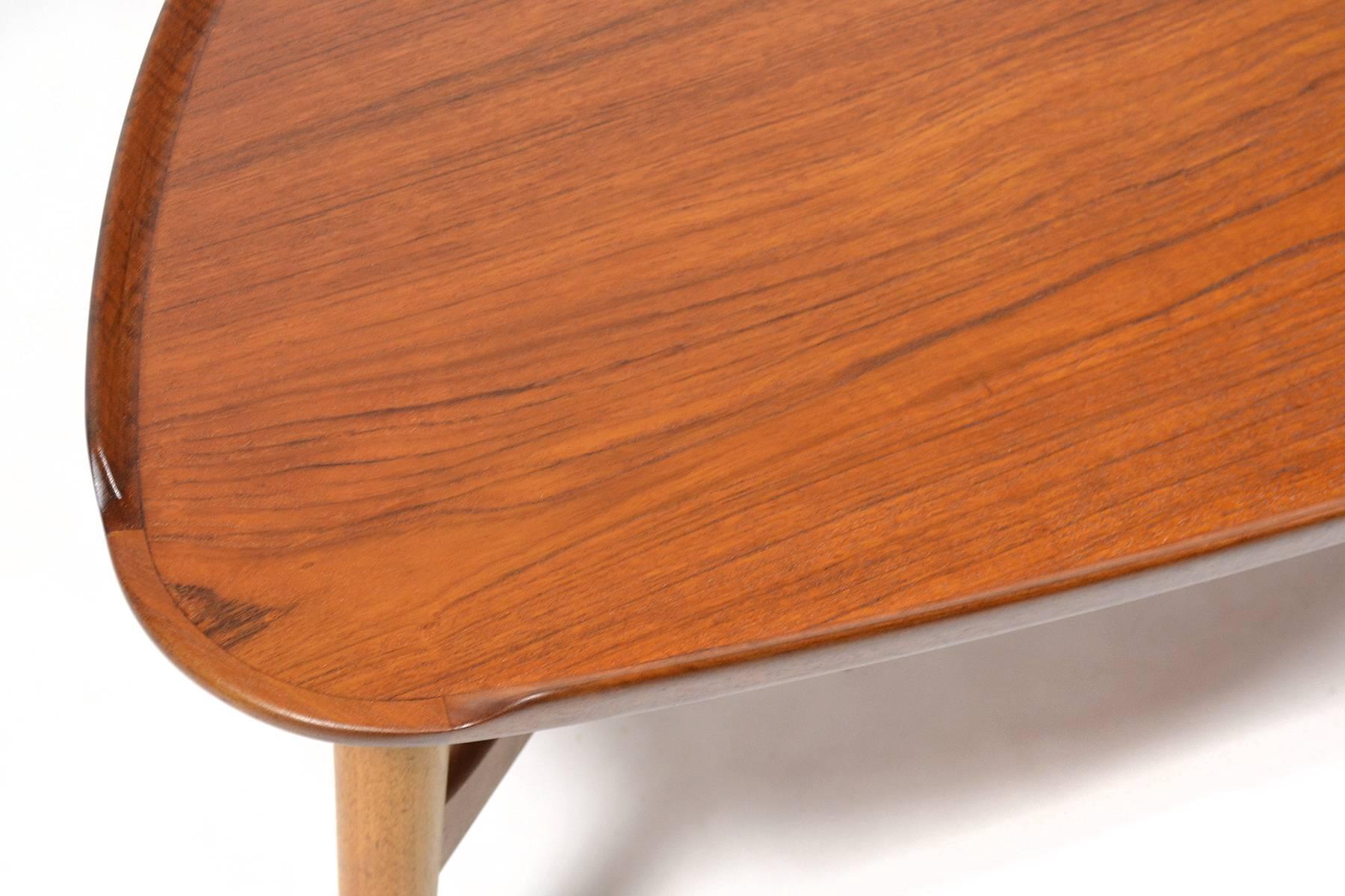 Mid-20th Century Finn Juhl Teak Coffee Table by Baker