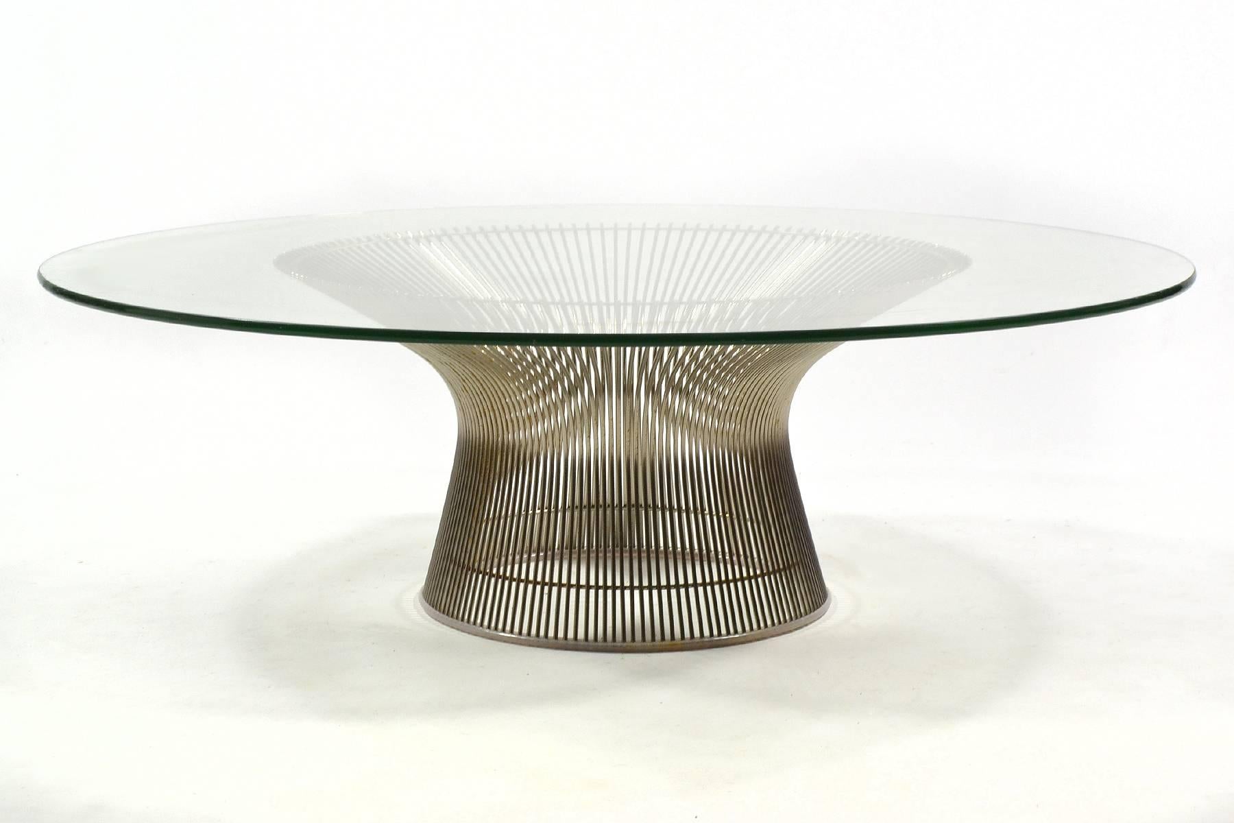 Warren Platner Coffee Table by Knoll In Good Condition In Highland, IN
