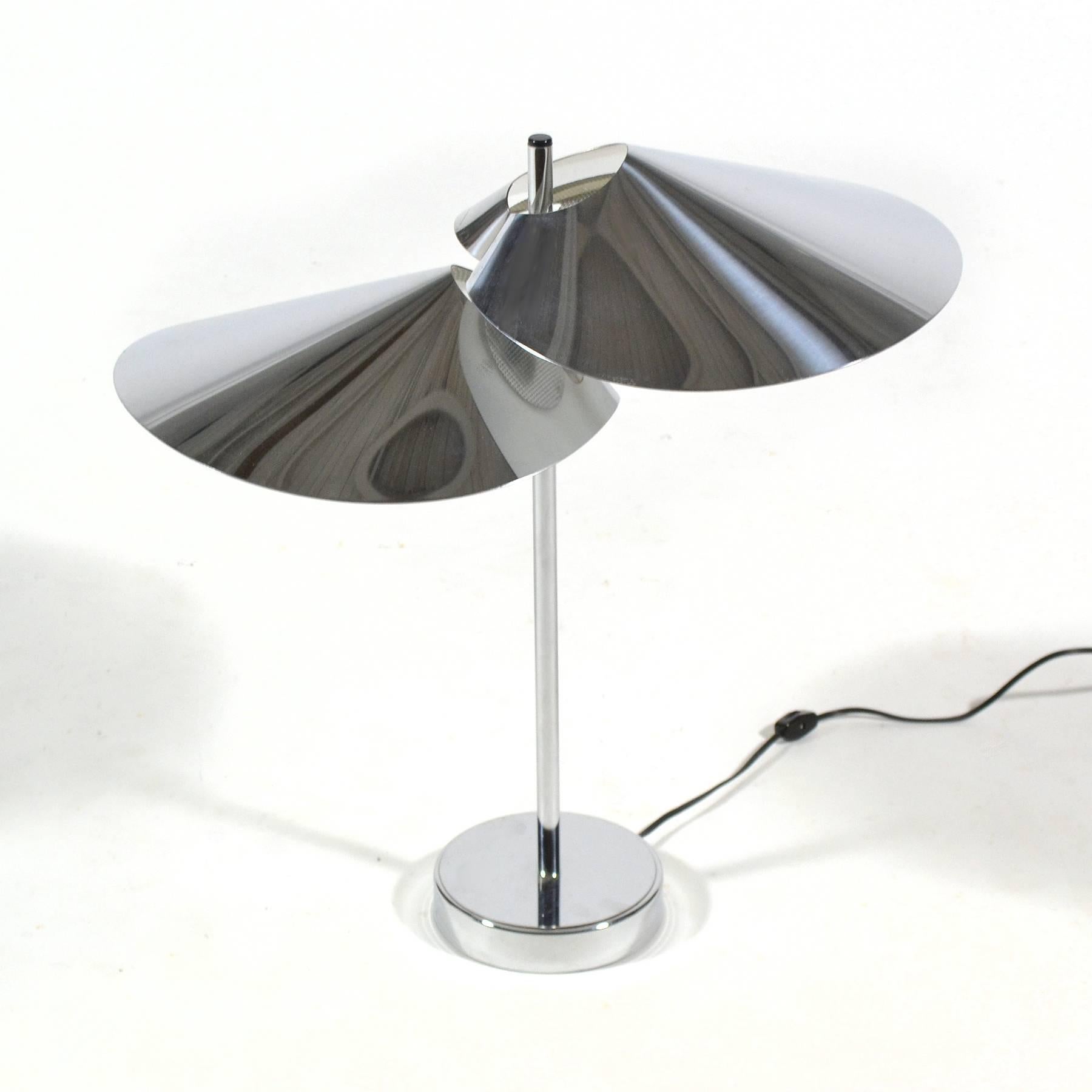American Curtis Jere Chrome Table Lamp