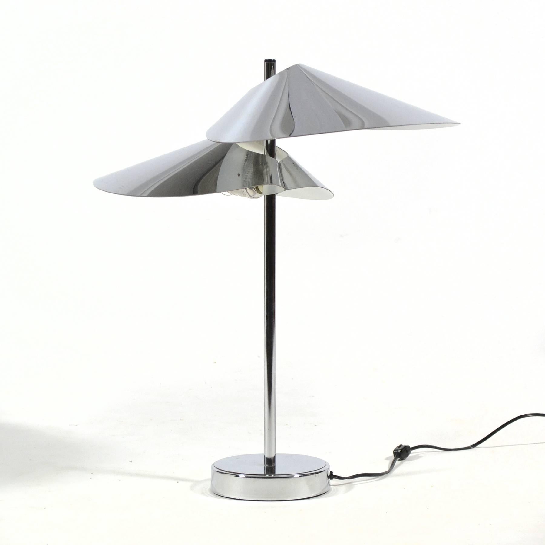 Late 20th Century Curtis Jere Chrome Table Lamp