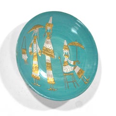 Italian Ceramic Charger Attributed to Fratelli Fanciullacci