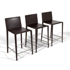 Set of Three Norma Stools by Arper