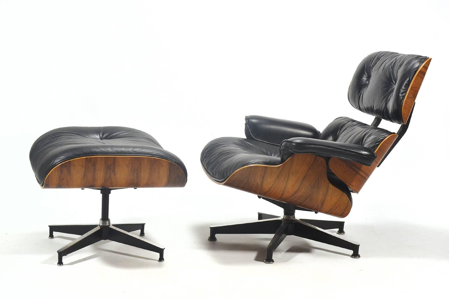 Mid-20th Century Eames 670 / 671 Lounge Chair and Ottoman by Herman Miller