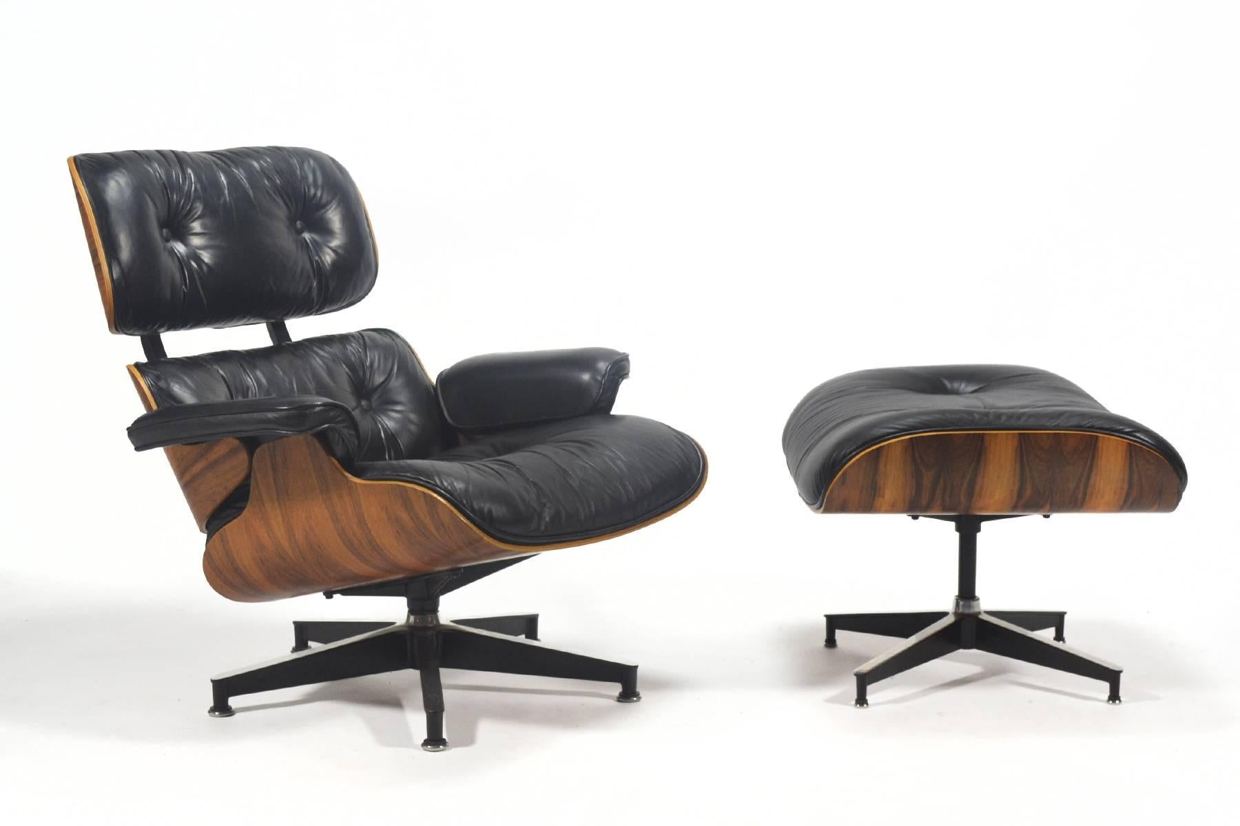 Eames 670 / 671 Lounge Chair and Ottoman by Herman Miller 3