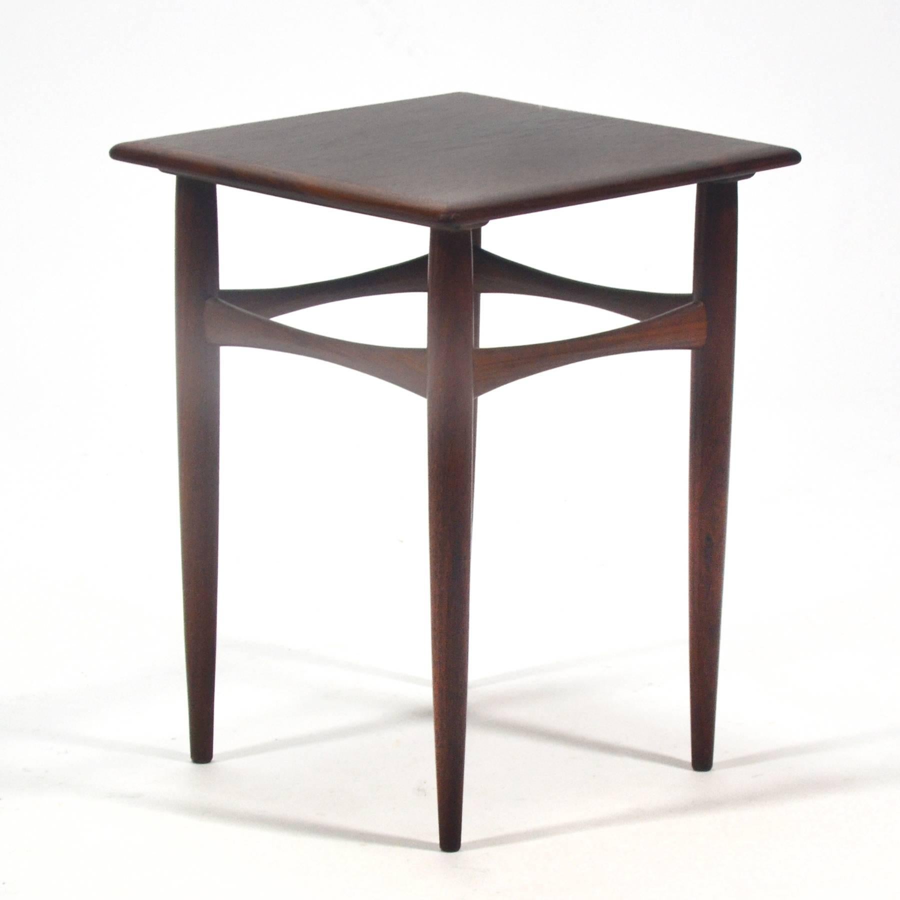 Mid-20th Century Arne Hovmand-Olsen Rosewood Side Table For Sale