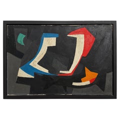 Sacha Kolin "A Family" Oil Painting 1950s