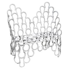 Folk Art Hand-Forged Horseshoe Bench/ Settee