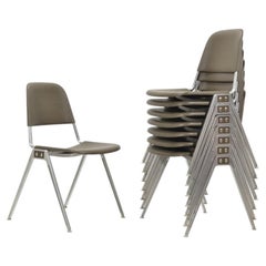 Don Albinson Stacking Side Chairs by Knoll Set of 8