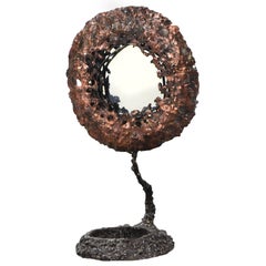 James Bearden "Lunar Bloom" Sculpture/ Mirror