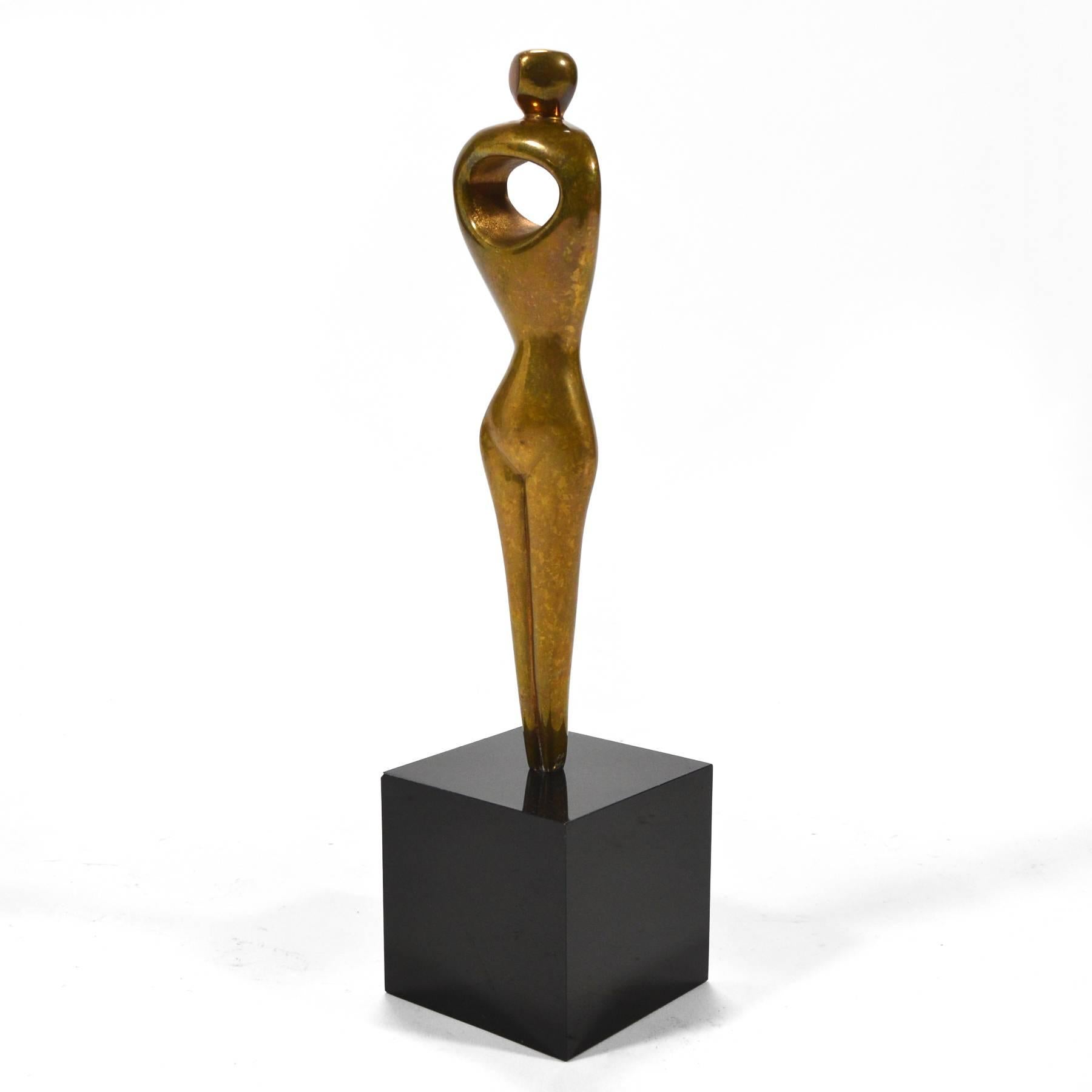 American Alfredo Burlini Bronze Sculpture