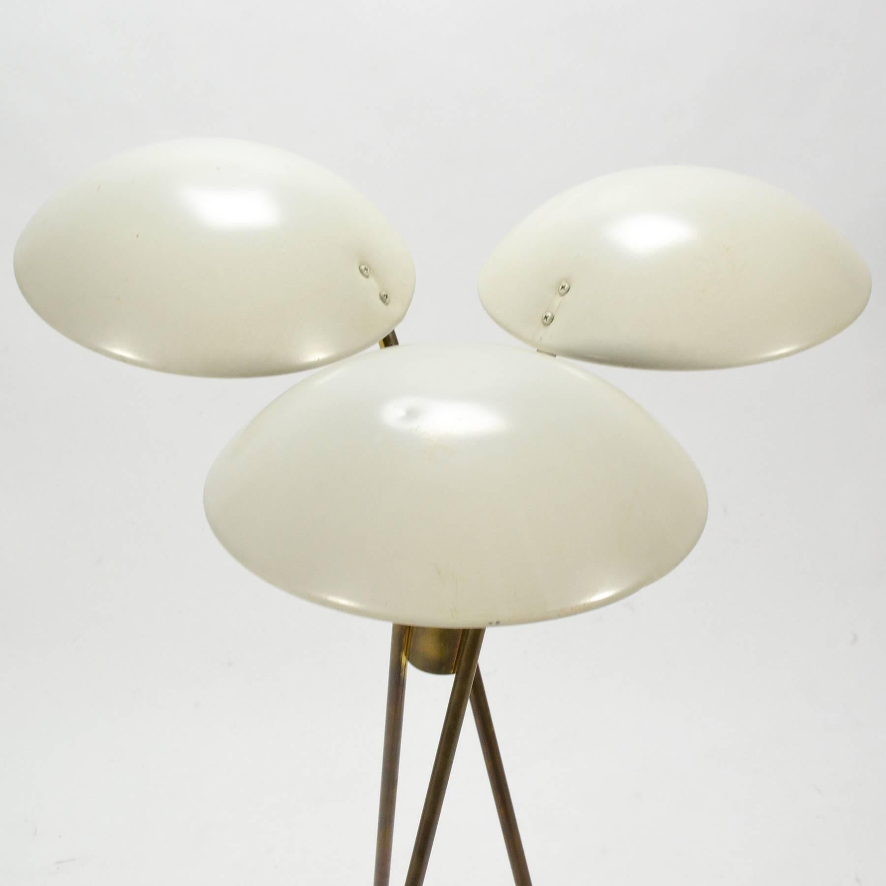 Mid-20th Century Gerald Thurston Tripod Floor Lamp by Lightolier